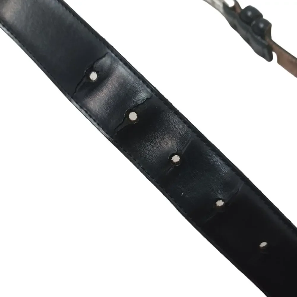 Women's Modern Classic Black Belt Sz‎ M 41